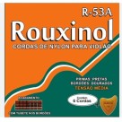 Encordoamento violão nylon r-53a com 12 unidades dourados rouxinol