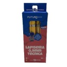 Lapiseira 0,9mm técnica amarelo fe102212 c/12pçs futuro