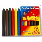 Gizão cera gg-213 6 cores grosso pct c/12cxs magix