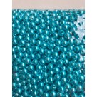 Perolas abs 6mm 500gr azul turqueza c/1pct