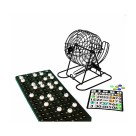 Glogo bingo metal preto n.1 + tabueliro+75 bolas+18 cartelas + 150 ,arcadores western bg-100