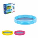 Piscina inflável kids 3 anéis 400l c/1 pç 9918 wellmix