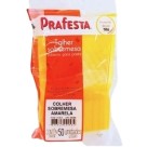 Colher sobremesa c/50pçs descartavel amarelo prafesta