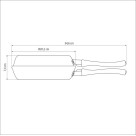 Omeleteira 20cm c/1pç tramontina ravena 27815/890