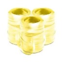 Fitilho amarelo canario 5x50mt c/10pcs raio sol