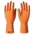 Luva sanro plus laranja grande latex c/1par