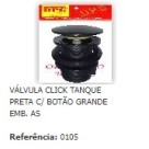 Válvula click tanque preta c/ botão grande c/1pç 0105 dgp