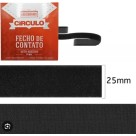 Velcro costura preto 25mm x 25mm c/1 par 227714 circulo