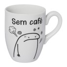 Caneca de porcelana meme c/1 peça 350ml canc113 hauskraft