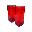 Conjunto de copos texas 320ml vermelho com 6 unidades 0478vm praticasa