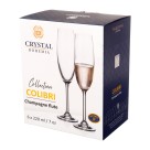 Taça para champanhe cristal 220ml gastro 6 peças 4S032/220