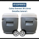 Caixa térmica everest c/1 peça 30l cinza soprano