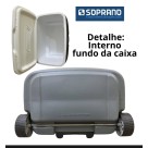 Caixa térmica everest c/1 peça 30l cinza soprano