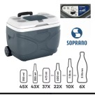 Caixa térmica everest c/1 peça 30l cinza soprano