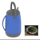 Garrafa isotérmica atacama 2,5l com bico azul soprano