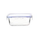 Pote hermético vidro retangular 330ml c/1pç Prt-330