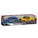 Brinquedo duo cars turbo na caixa c/2pçs 606 bs toys