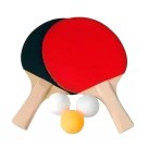 Brinquedo 2 raquetes ping pong + 3 bolas mz-31181 monaliza