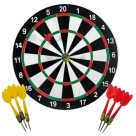 Brinquedo jogo dardo dr-15 c/ 6 dardos +1 tabuleiro 37 x37x 1cm Western