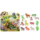 Brinquedo aventura na selva kit animais selvagens c/13pçs vb1498 vipimport