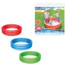 Piscina inflável 140l 3 anéis bst-082